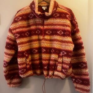 Pink Rose Cozy Textured Sweater